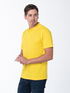 Мужская рубашка ПОЛО жёлтая